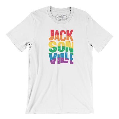 Jacksonville Florida Pride Men/Unisex T-Shirt-White-Allegiant Goods Co. Vintage Sports Apparel