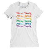 New York Pride Women's T-Shirt-Allegiant Goods Co. Vintage Sports Apparel