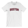 Boston Varsity Men/Unisex T-Shirt-White-Allegiant Goods Co. Vintage Sports Apparel
