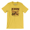 Zion National Park Men/Unisex T-Shirt-Maize Yellow-Allegiant Goods Co. Vintage Sports Apparel