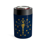 Indiana State Flag Can Cooler-Allegiant Goods Co. Vintage Sports Apparel