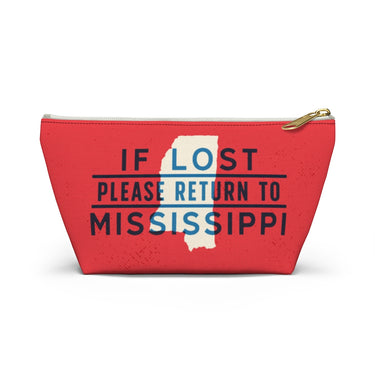 If Lost Return to Mississippi Accessory Bag-Allegiant Goods Co. Vintage Sports Apparel