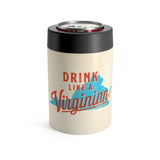 Drink Like A Virginian Can Cooler-Allegiant Goods Co. Vintage Sports Apparel