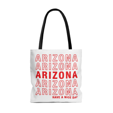 Arizona Retro Thank You Tote Bag-Allegiant Goods Co. Vintage Sports Apparel