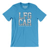 Lfg Car Men/Unisex T-Shirt-Aqua-Allegiant Goods Co. Vintage Sports Apparel