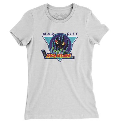 Madison Monsters Women's T-Shirt-Ash-Allegiant Goods Co. Vintage Sports Apparel