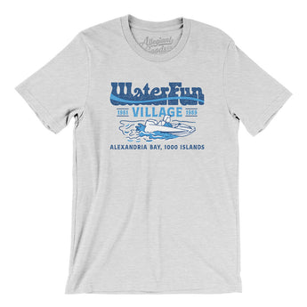 Waterfun Village Men/Unisex T-Shirt-Ash-Allegiant Goods Co. Vintage Sports Apparel