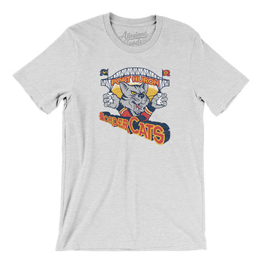 Port Huron Border Cats Men/Unisex T-Shirt-Ash-Allegiant Goods Co. Vintage Sports Apparel