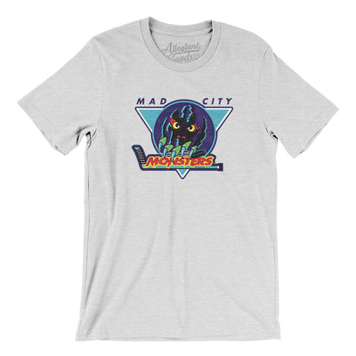 Madison Monsters Men/Unisex T-Shirt-Ash-Allegiant Goods Co. Vintage Sports Apparel