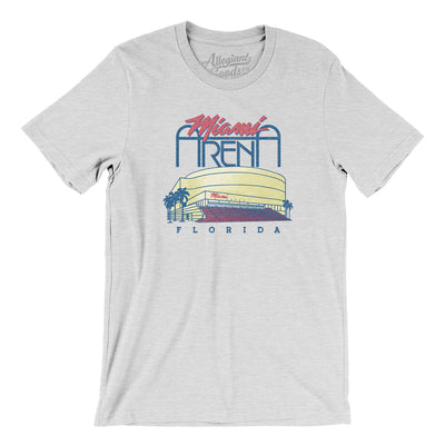 Miami Arena Men/Unisex T-Shirt-Ash-Allegiant Goods Co. Vintage Sports Apparel