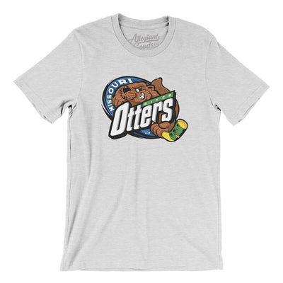 Missouri River Otters Men/Unisex T-Shirt-Ash-Allegiant Goods Co. Vintage Sports Apparel