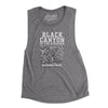 Black Canyon Of The Gunnison National Park Women's Flowey Scoopneck Muscle Tank-Asphalt Slub-Allegiant Goods Co. Vintage Sports Apparel