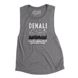 Denali National Park Women's Flowey Scoopneck Muscle Tank-Allegiant Goods Co. Vintage Sports Apparel
