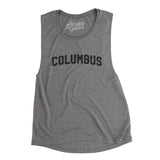Columbus Varsity Women's Flowey Scoopneck Muscle Tank-Allegiant Goods Co. Vintage Sports Apparel
