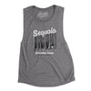 Sequoia National Park Women's Flowey Scoopneck Muscle Tank-Asphalt Slub-Allegiant Goods Co. Vintage Sports Apparel