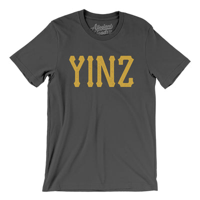 Yinz Baseball Men/Unisex T-Shirt-Asphalt-Allegiant Goods Co. Vintage Sports Apparel