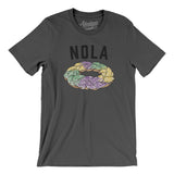 New Orleans King Cake Men/Unisex T-Shirt-Asphalt-Allegiant Goods Co. Vintage Sports Apparel