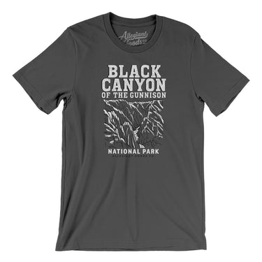 Black Canyon Of The Gunnison National Park Men/Unisex T-Shirt-Allegiant Goods Co. Vintage Sports Apparel