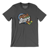 Missouri River Otters Men/Unisex T-Shirt-Asphalt-Allegiant Goods Co. Vintage Sports Apparel