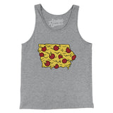 Iowa Pizza State Men/Unisex Tank Top-Allegiant Goods Co. Vintage Sports Apparel