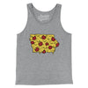 Iowa Pizza State Men/Unisex Tank Top-Athletic Heather-Allegiant Goods Co. Vintage Sports Apparel