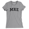 Mke Varsity Women's T-Shirt-Athletic Heather-Allegiant Goods Co. Vintage Sports Apparel