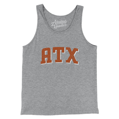 Atx Varsity Men/Unisex Tank Top-Athletic Heather-Allegiant Goods Co. Vintage Sports Apparel