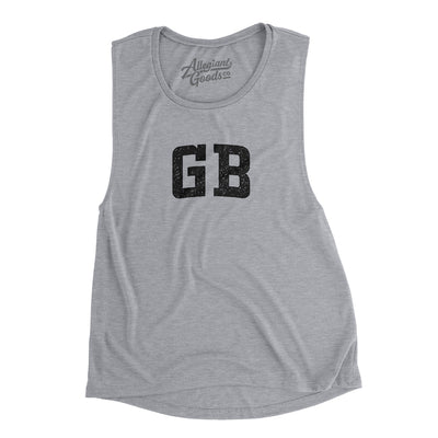 Gb Varsity Women's Flowey Scoopneck Muscle Tank-Athletic Heather-Allegiant Goods Co. Vintage Sports Apparel