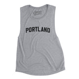 Portland Varsity Women's Flowey Scoopneck Muscle Tank-Allegiant Goods Co. Vintage Sports Apparel