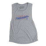 Philadelphia Retro Women's Flowey Scoopneck Muscle Tank-Allegiant Goods Co. Vintage Sports Apparel