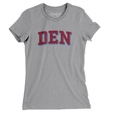 Den Varsity Women's T-Shirt-Allegiant Goods Co. Vintage Sports Apparel