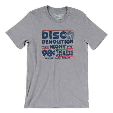 Disco Demolition Night Men/Unisex T-Shirt-Allegiant Goods Co. Vintage Sports Apparel