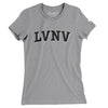 Lvnv Varsity Women's T-Shirt-Athletic Heather-Allegiant Goods Co. Vintage Sports Apparel