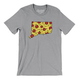Connecticut Pizza State Men/Unisex T-Shirt-Allegiant Goods Co. Vintage Sports Apparel