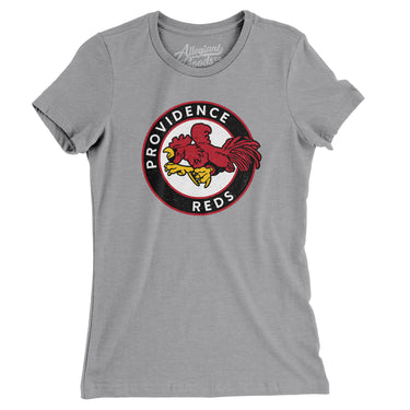 Providence Reds Hockey Women's T-Shirt-Allegiant Goods Co. Vintage Sports Apparel