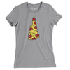 New Hampshire Pizza State Women's T-Shirt-Athletic Heather-Allegiant Goods Co. Vintage Sports Apparel