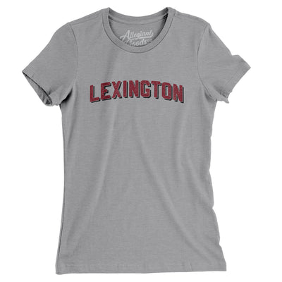 Lexington Varsity Women's T-Shirt-Athletic Heather-Allegiant Goods Co. Vintage Sports Apparel
