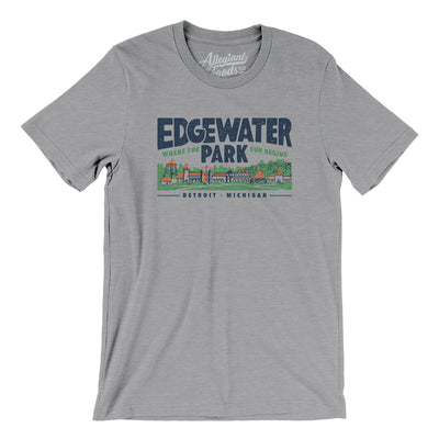 Edgewater Park Men/Unisex T-Shirt-Athletic Heather-Allegiant Goods Co. Vintage Sports Apparel