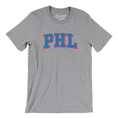 Phl Varsity Men/Unisex T-Shirt-Athletic Heather-Allegiant Goods Co. Vintage Sports Apparel