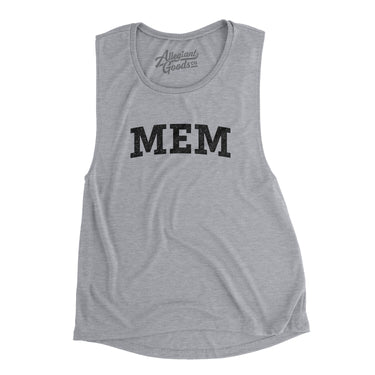 Mem Varsity Women's Flowey Scoopneck Muscle Tank-Allegiant Goods Co. Vintage Sports Apparel