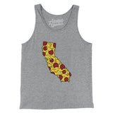 California Pizza State Men/Unisex Tank Top-Athletic Heather-Allegiant Goods Co. Vintage Sports Apparel
