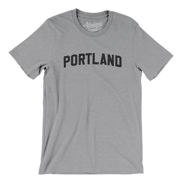 Portland Varsity Men/Unisex T-Shirt-Allegiant Goods Co. Vintage Sports Apparel