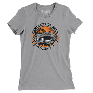 Candlestick Park Women's T-Shirt-Allegiant Goods Co. Vintage Sports Apparel