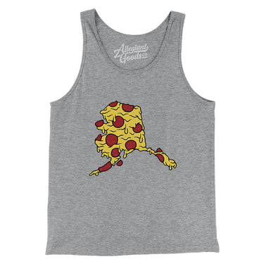 Alaska Pizza State Men/Unisex Tank Top-Allegiant Goods Co. Vintage Sports Apparel