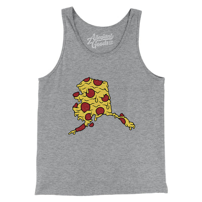 Alaska Pizza State Men/Unisex Tank Top-Athletic Heather-Allegiant Goods Co. Vintage Sports Apparel