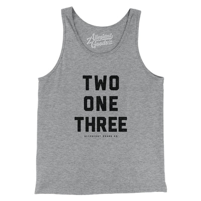 Los Angeles 213 Men/Unisex Tank Top-Athletic Heather-Allegiant Goods Co. Vintage Sports Apparel