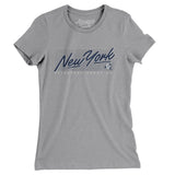 New York Retro Women's T-Shirt-Allegiant Goods Co. Vintage Sports Apparel
