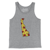 Delaware Pizza State Men/Unisex Tank Top-Allegiant Goods Co. Vintage Sports Apparel