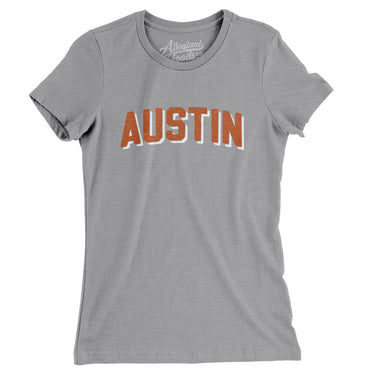 Austin Varsity Women's T-Shirt-Allegiant Goods Co. Vintage Sports Apparel