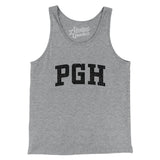 Pgh Varsity Men/Unisex Tank Top-Athletic Heather-Allegiant Goods Co. Vintage Sports Apparel